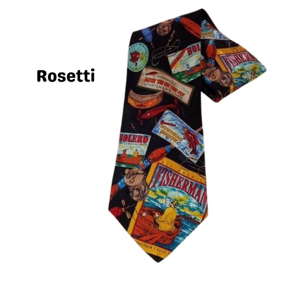 Rosetti Vintage Silk Tie - Picture 1 of 8